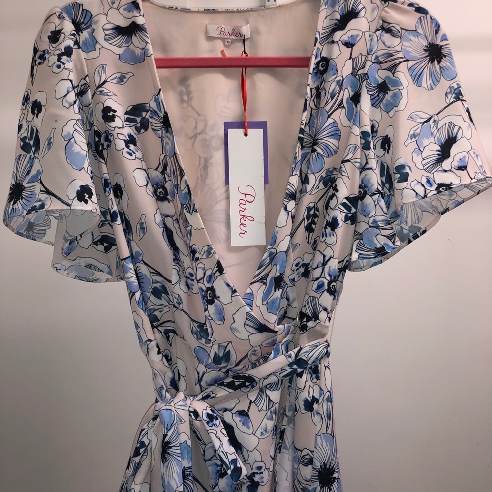 High-low floral dress